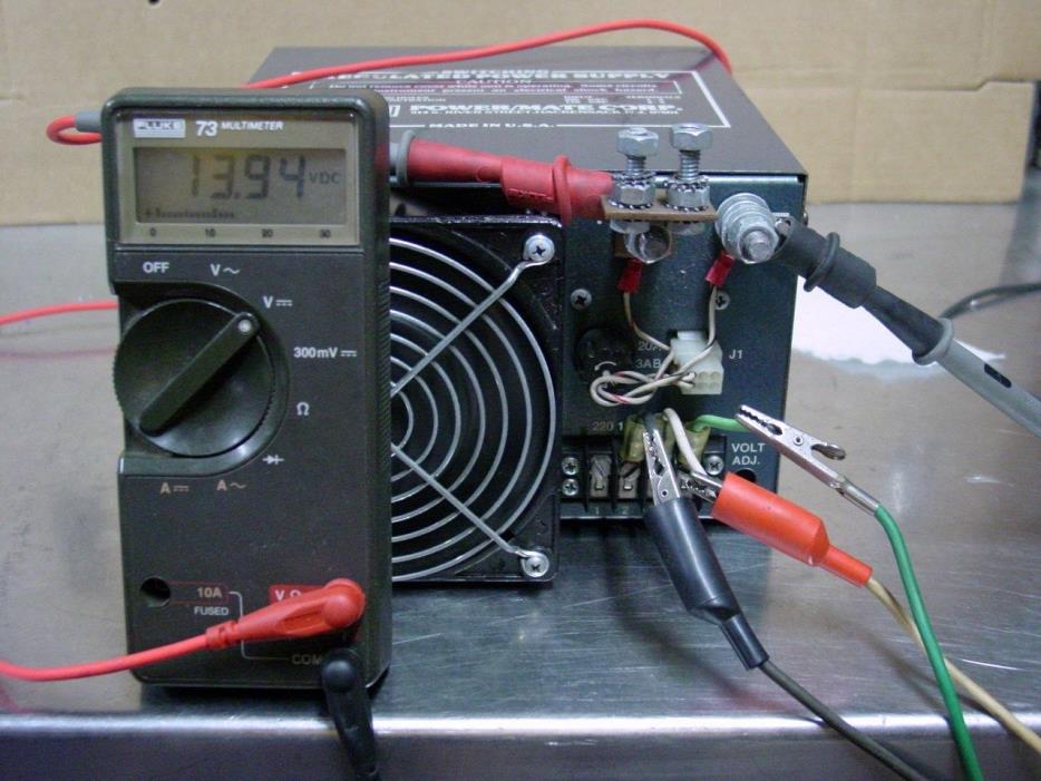 60 Amp Regulated Switching Power Supply, Heavy Duty, Power, weights 12+ lbs.