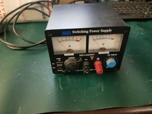 MFJ-4225 Switching Power Supply 9-15 VDC 25A MAX