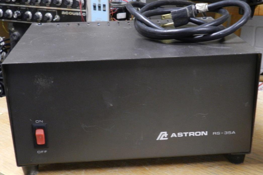 Astron RS-35A 13.8 VDC, 35 AMPS Power Supply