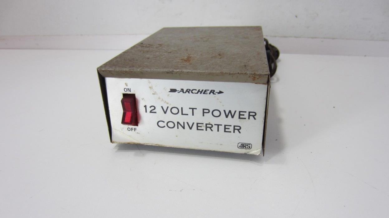 Vintage Archer 12 Volt Regulated Power Supply Cat. No. 22-127 Made In USA