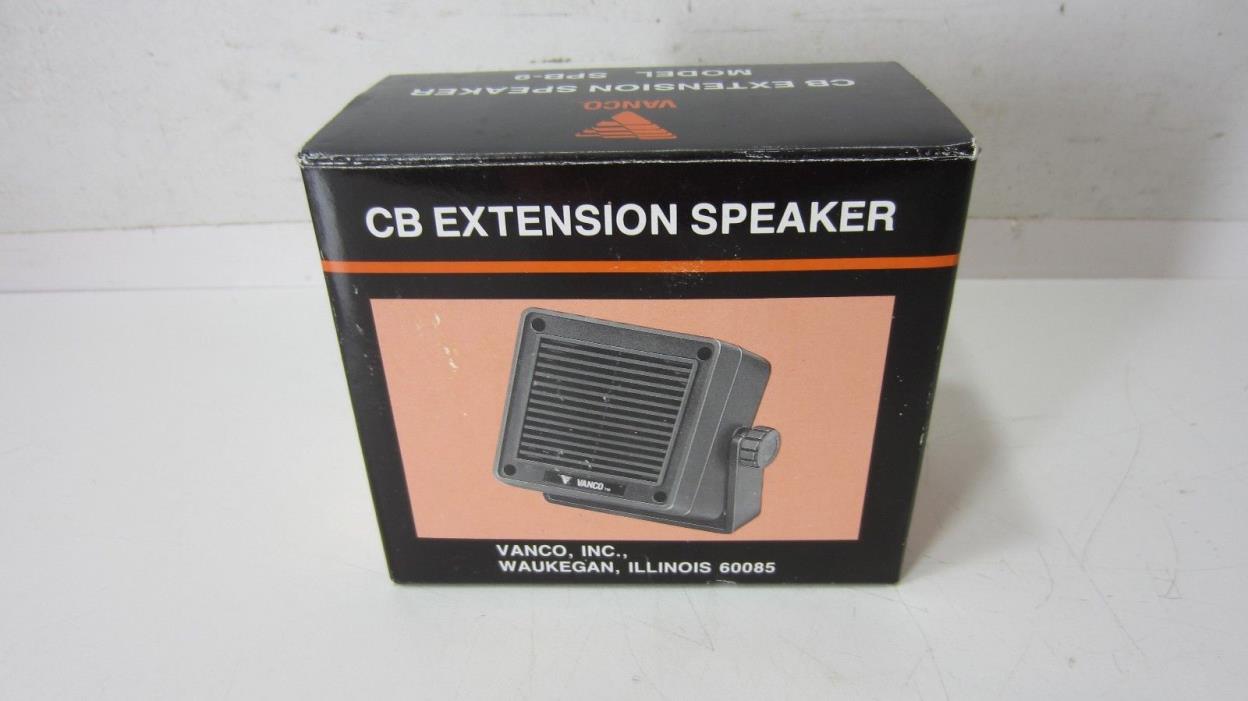 NOS SPB-9 External Speaker - CB, HAM, 3.5