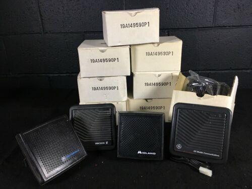 12 Lot GE Mobile Communication Radio speaker 19A149590P1 Police/CB/Fire/Gov. Sl