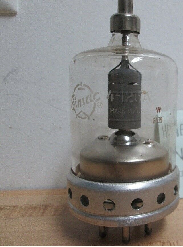 Vintage vacuum tube 4-125A Eimac coded 