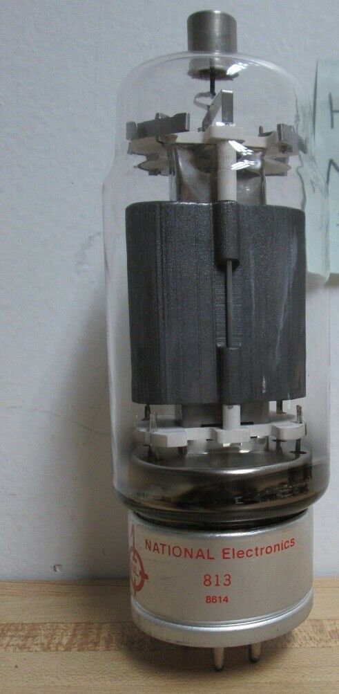 Vintage National Electric Vacuum tube 813 , coded 