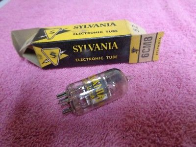 NOS Vintage Radio TV Ham CB Radio Transmit Tube Sylvania 6CM8 new Classic