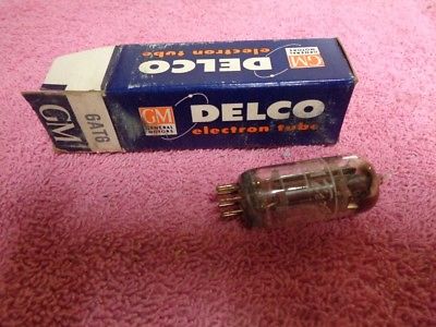 NOS Vintage Radio TV Ham CB Radio Transmit Tube Delco 6AT6 new Classic Parts