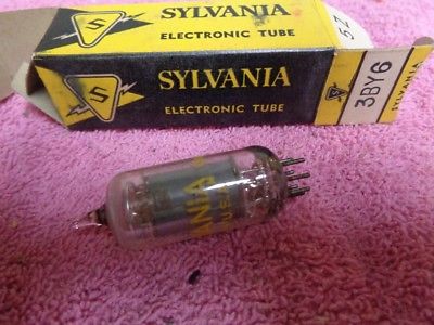 NOS Vintage Radio TV Ham CB Radio Transmit Tube Sylvania 3BY6 Classic Parts