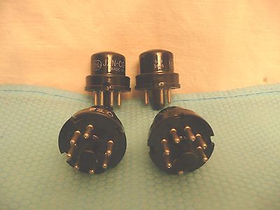 Matched Set of (4) GE JAN-CG-6H6 Vacuum Tube Diodes