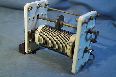 B&W Barker Williamson Rotary/Roller Inductor Assembly 0-15 uh 3