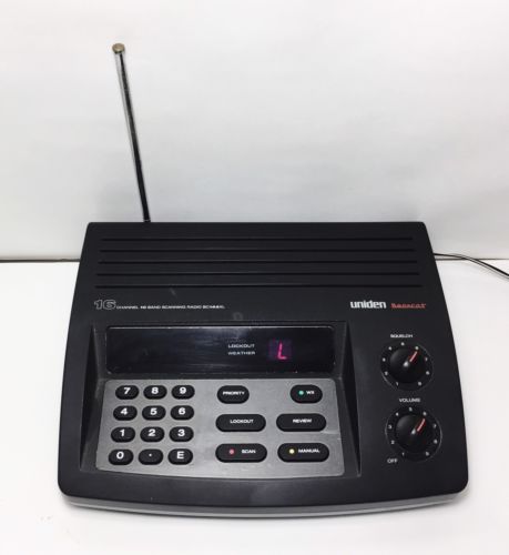 UNIDEN BEARCAT BC144XL SCANNER 16 CHANNEL, 10 BAND PROGRAMMABLE SCANNING RADIO
