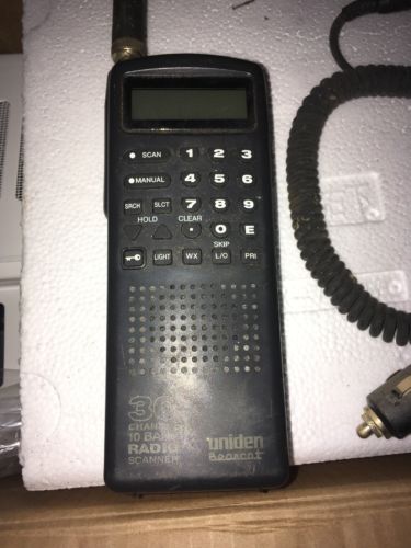 Uniden Bearcat BC60XLT-1 30 Channel 10 Band Handheld Portable Radio Scanner