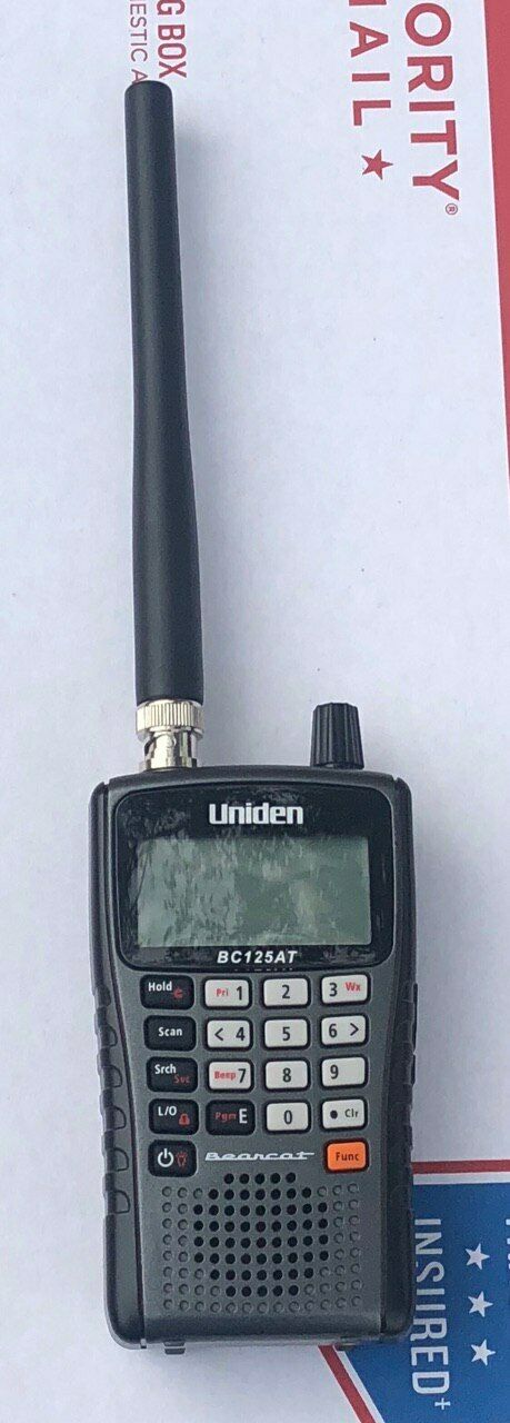 Uniden Bearcat BC125AT Handheld Scanner, 500 Alpha-Tagged channels - USED