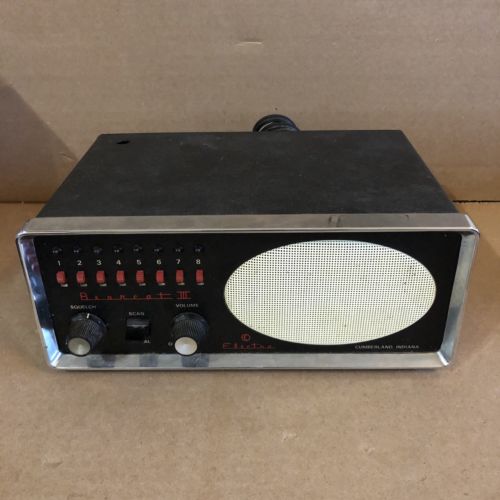 Vintage Electra Corp Bearcat III Radio Scanner (used) Free Ship