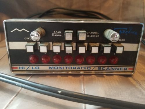 Vintage Working Regency Scanner,  Monitoradio / Scanner