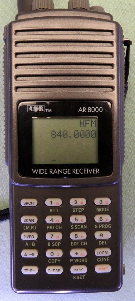 AOR AR8000 WIDEBAND RECEIVER WORKS PERFECT