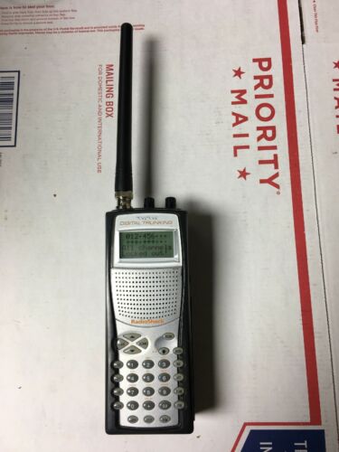 as is RADIO SHACK PRO-96 DIGITAL TRUNKING PORTABLE SCANNER WITH ANTENNA + CLIP.