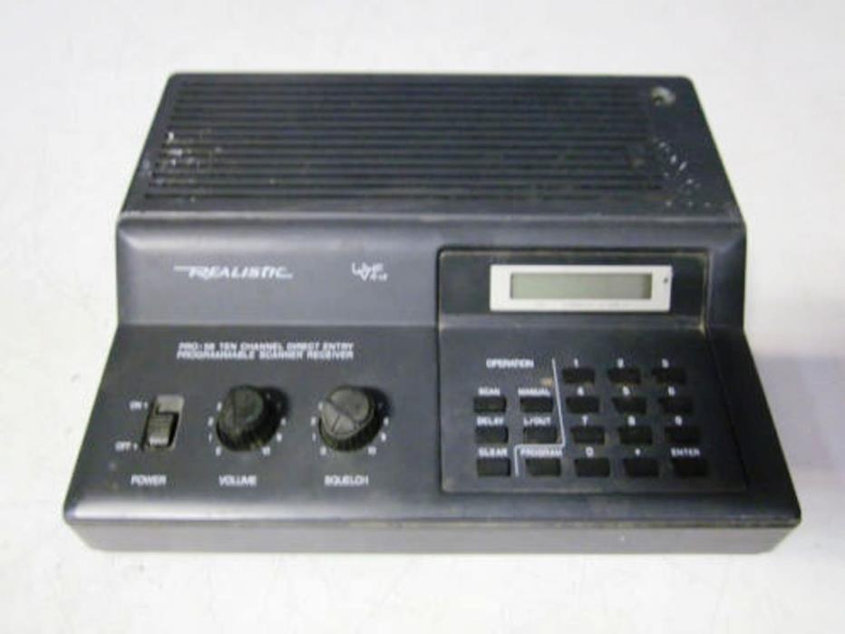 REALISTIC SCANNING RECEIVER - PRO - 58 10 Channel Programmable Scanner