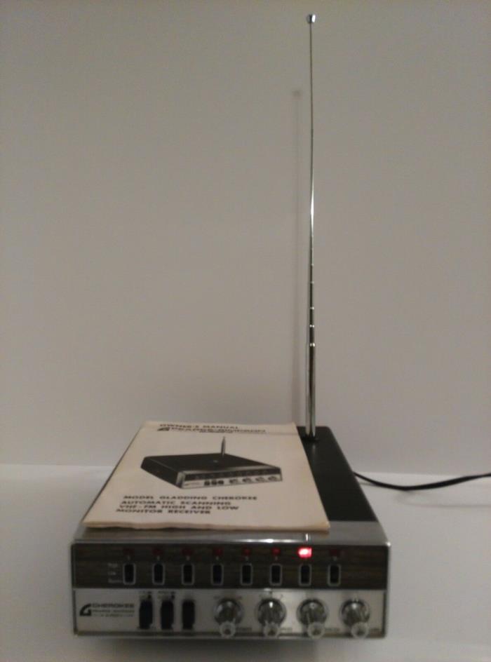 Pearce-Simpson Automatic Scanning VHF-FM High & Low Monitor Receiver w/ Manual