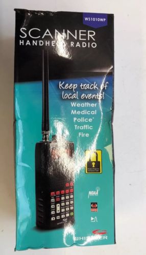 Whistler WS1010 Handheld Analog Scanner Never Used, No Activation Code