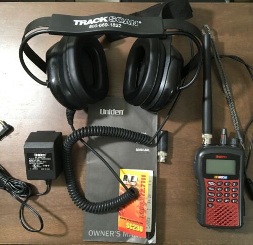 UNIDEN SC230 Nascar Scanner Radio With Track Scan Headset (Headphone Jack Issue)