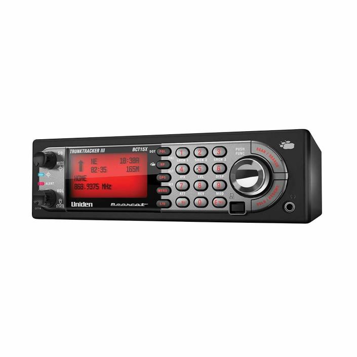 Uniden BearTracker BCT15X Police Scanner TrunkTracker Base Mobile Radio Fire EMS