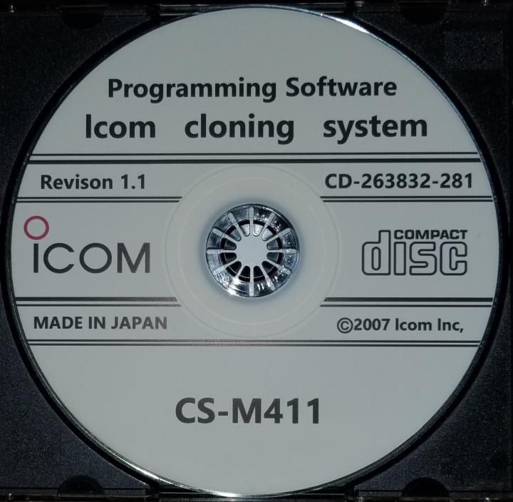Icom CS-M411 Programming Software for IC-M411 Radio Revison 1.1