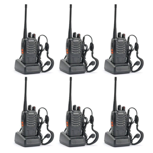 BaoFeng Set 6 Two Way Radio Communication Walkie Talkie Handheld UHF Transceiver