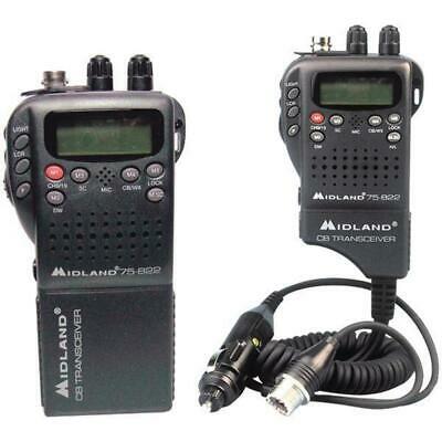 Midland 75-822 Handheld 40-Channel CB Radio with Weather-All-Hazard Monitor & Mo