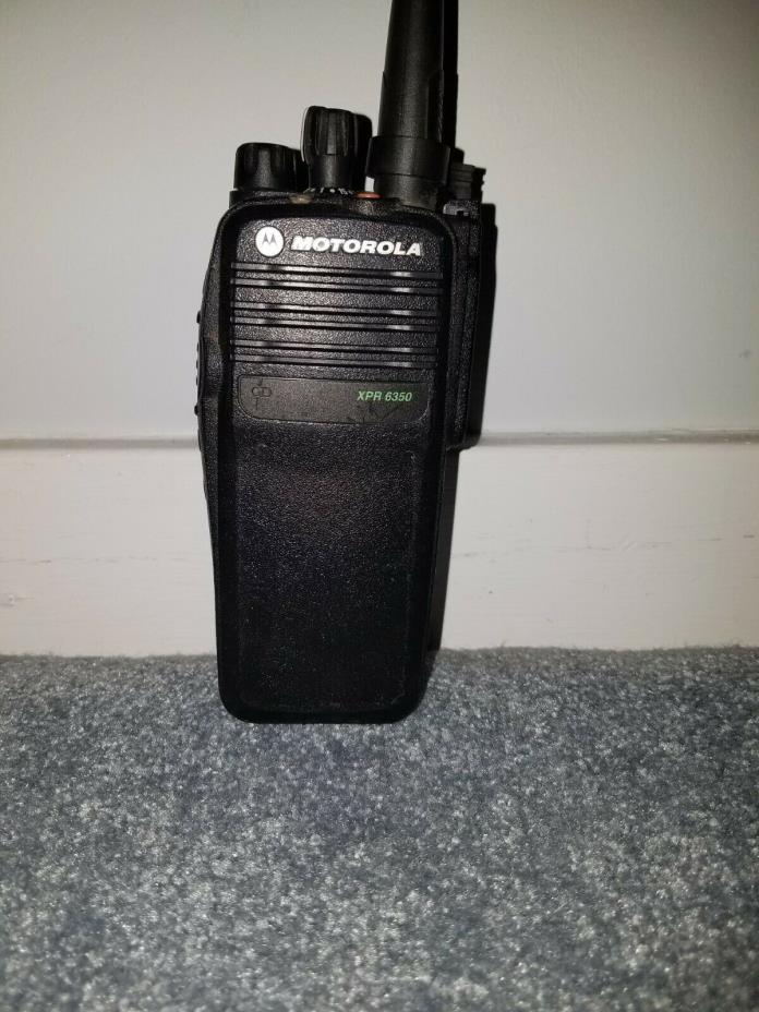 Refurbished Motorola XPR6350 TRBO UHF (450-520 MHz) Model # AAH55TDC9LA1AN.