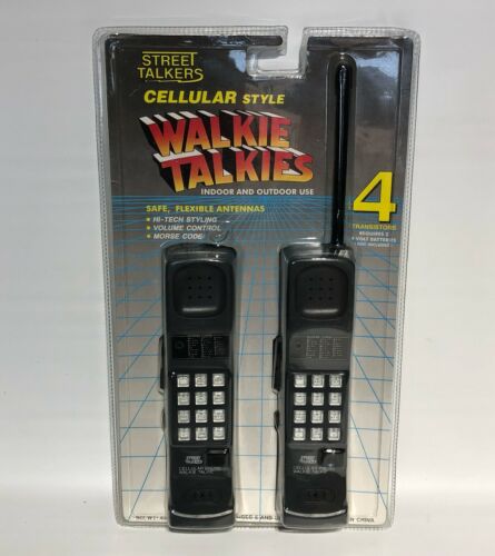 Walkie Talkies Street Talkers Cell Phone Style 1996 WT-4006
