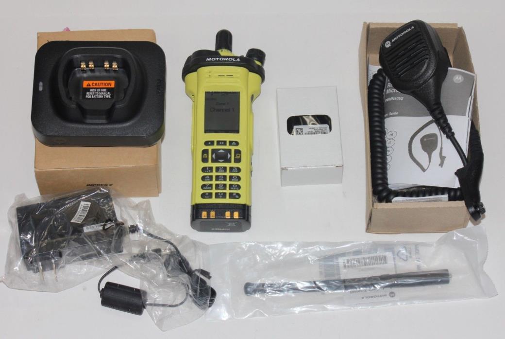 MOTOROLA APX7000 XE 3.5 700/800 VHF 136-174  MHZ DIGITAL RADIO P25 TDMA FPP TAGS