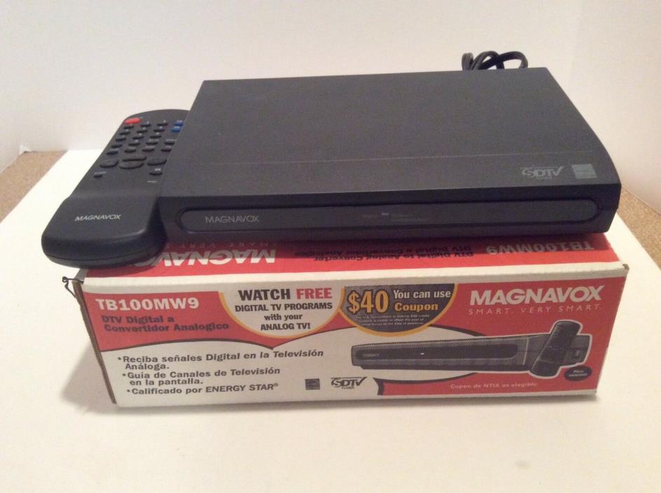 Magnavox TB100MW9 Digital to Analog converter for older tvs