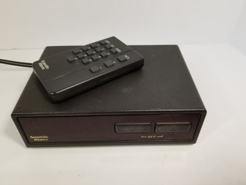 Scientific Atlanta Series 8500 TV Cable Box with Remote Vintage Retro