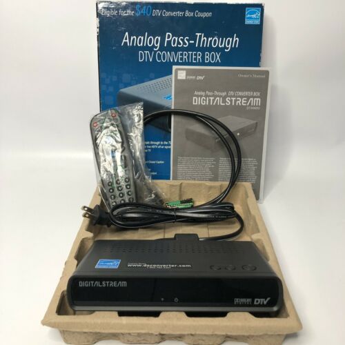 Digital Stream Analog Pass-through DTV Converter Box DTX9950