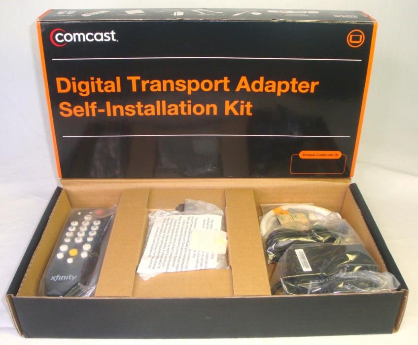 Comcast DCI105COM1 Digital Transport Adapter Self-Installation Kit ~ $0 US Ship