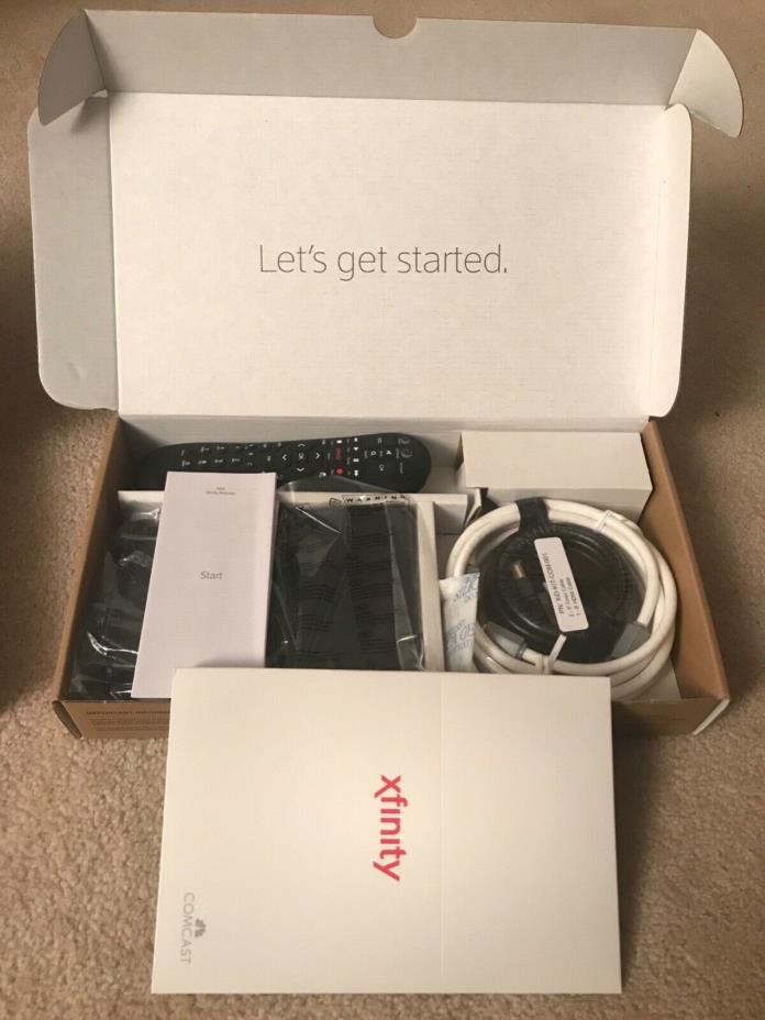 NEW - Xfinity XiD-P Comcast Set Top Cable Box PXD01ANI Power Cord, Cables Remote