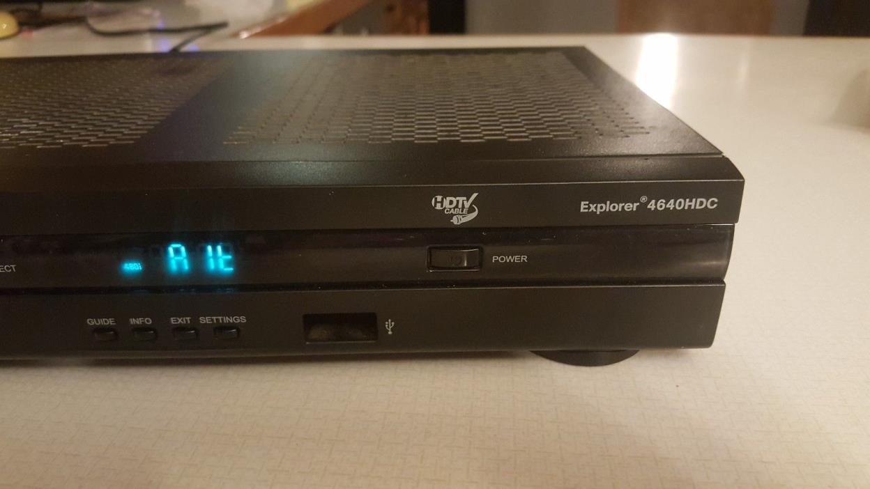 Cisco Explorer 4640HDC TV Cable Box HDMI Ethernet  W/ Power Supply Cord