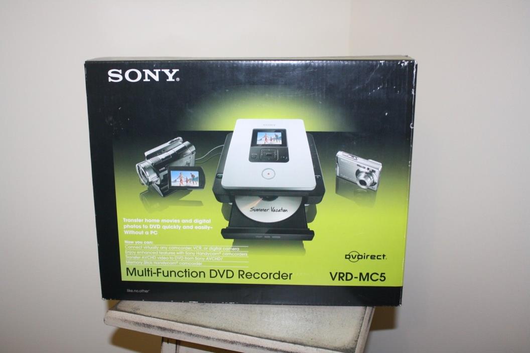 Sony DVDirect VRD-MC5 Multi-Function DVD Recorder NEW