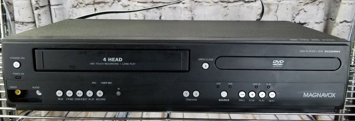 Magnavox DV220MW9 DVD Player / VCR/VHS 4Head player-recorder Combo Tested
