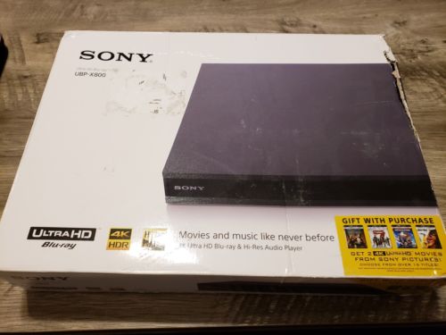 Sony UBP-X800 4K Wi-Fi Blu-ray Player - Black