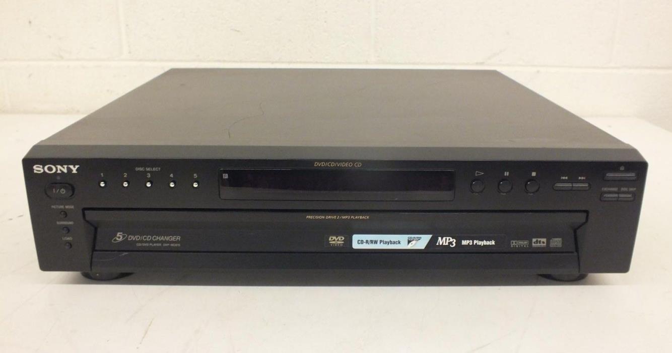 Sony DVP-NC615. 5-Disc Changer DVD/CD Player. CD-R/RW MP3 Playback No Remote