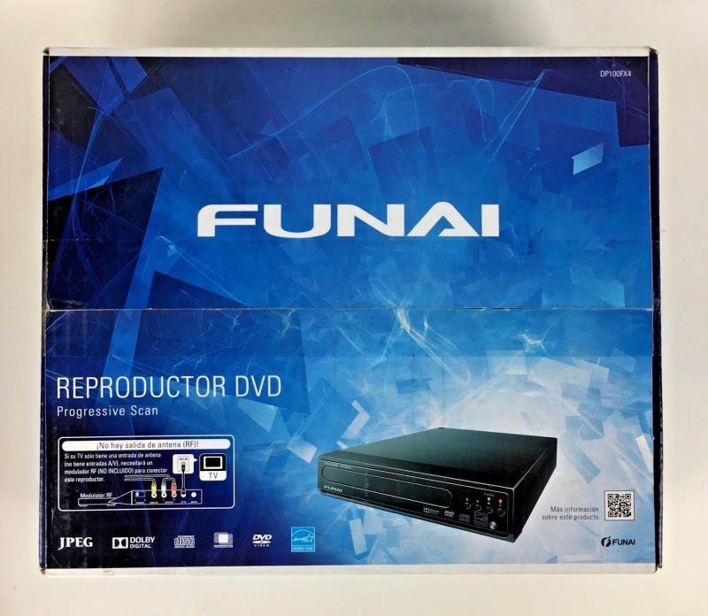 FUNAI DVD Player Video DP100FX4 Progressive Scan New CD NOS