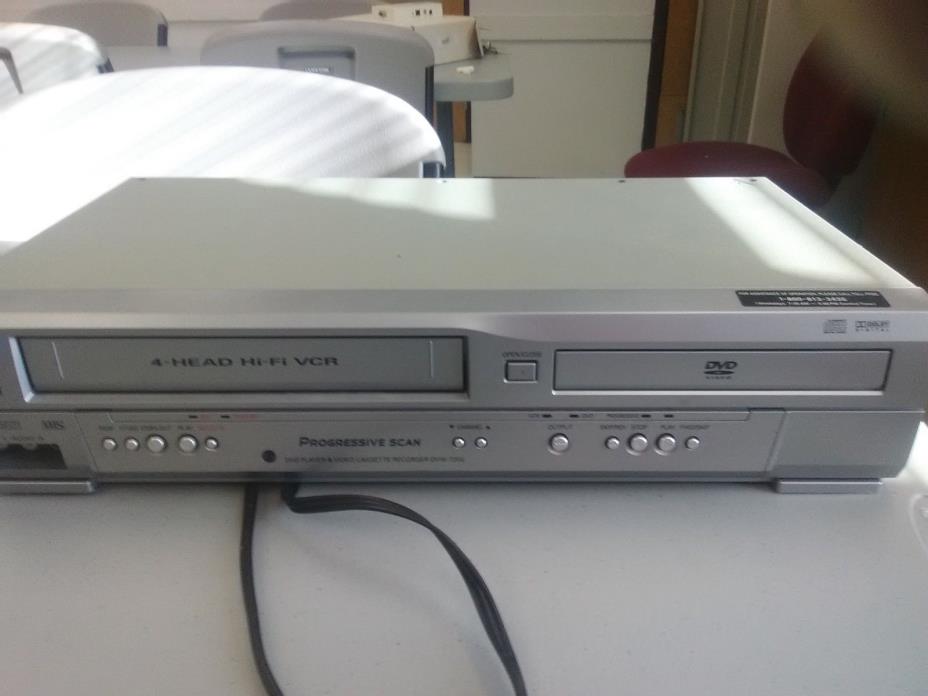 SANYO DVW-7200 DVD Player VCR VHS Recorder Combo 4 - Head Progressive Scan