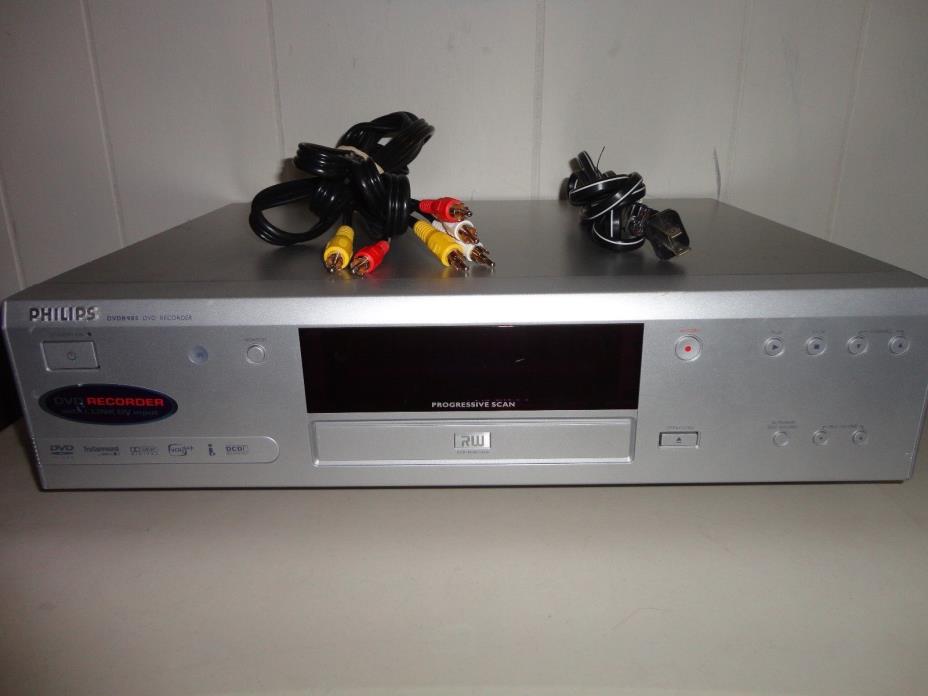Philips DVDR985 DVD Recorder Dolby Digital TruSurround VCR Plus
