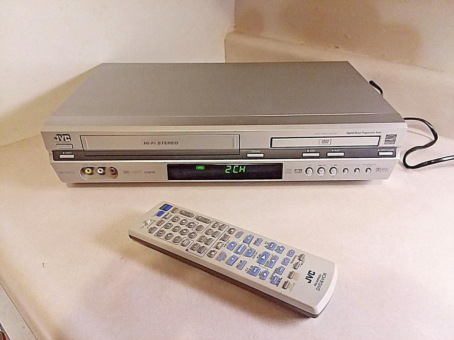 JVC HR-XVC32S DVD PLAYER/VCR COMBO HI-FI VHS VIDEO CASSETTE RECORDER W/REMOTE