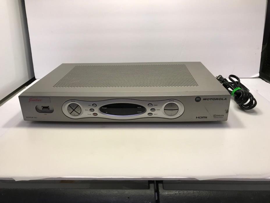 MOTOROLA DVR QIP7216 1 RECEIVER FRONTIER FIOS CABLE SET TOP BOX HDMI DOLBY CARD