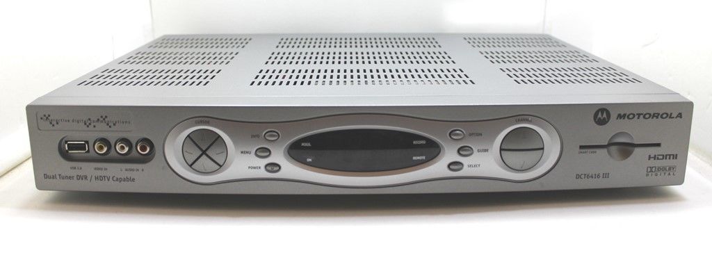 Shaw Motorola DCT6416/2000 Set Top Box Dual Tuner DVRHDTV Compatible