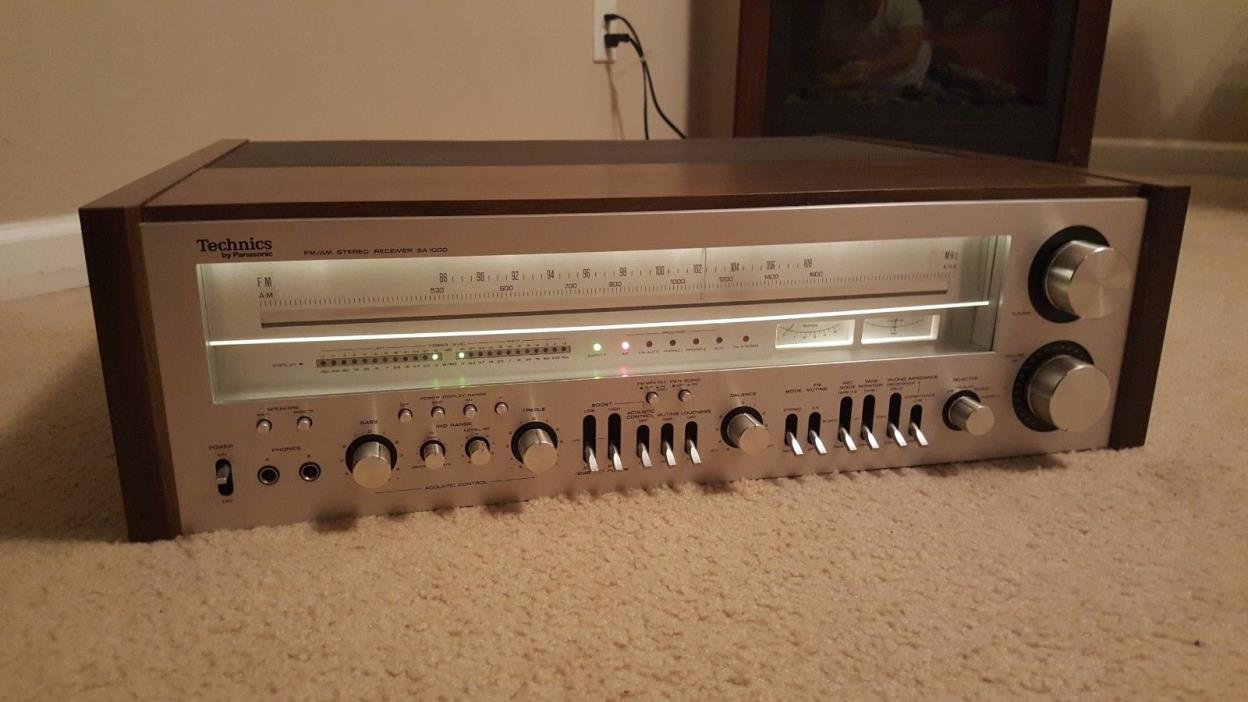 TECHNICS SA-1000 / 330WPC INTO 8OHMS / 25 INCHES WIDE ,87 LBS.