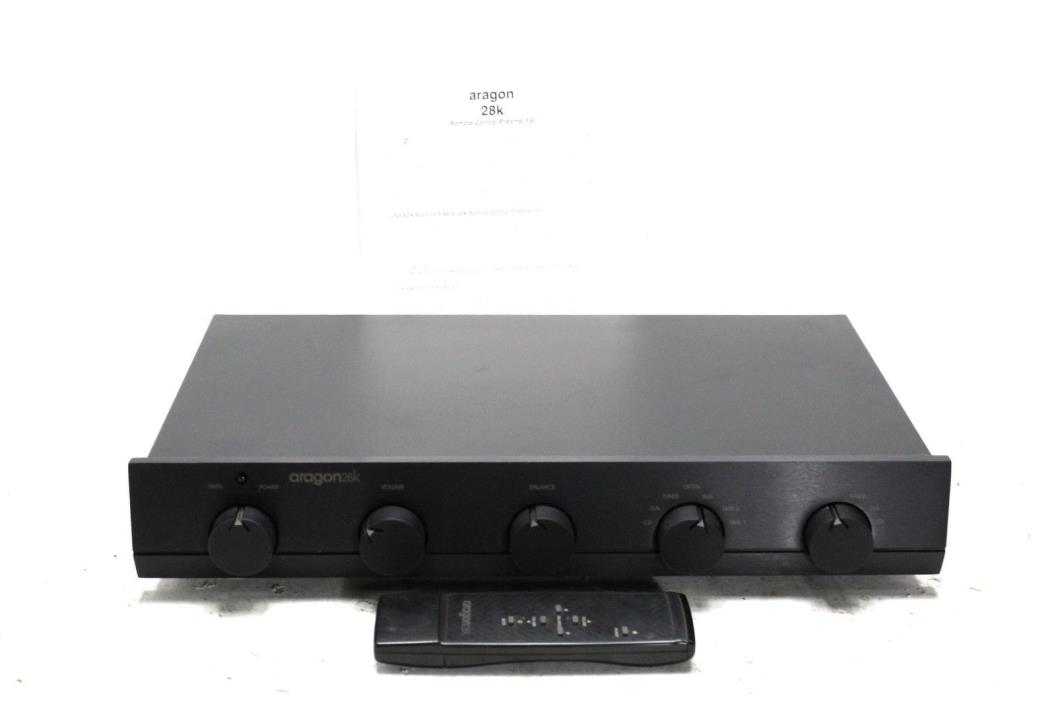 Aragon 28k (Mondial Designs) Preamplifier w/ Remote