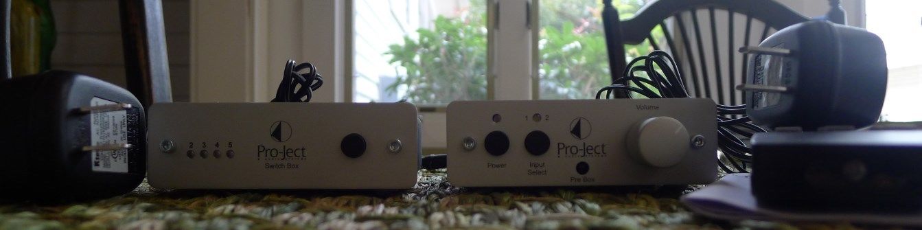Pro-Ject Pre Box Preamplifier and Switch Box Combo!